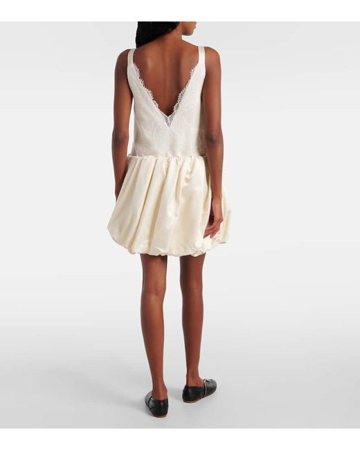 Vestido Con Encaje J.W. Anderson de color White