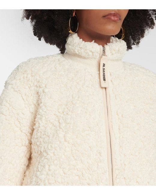 Jil Sander Natural Teddy Jacket