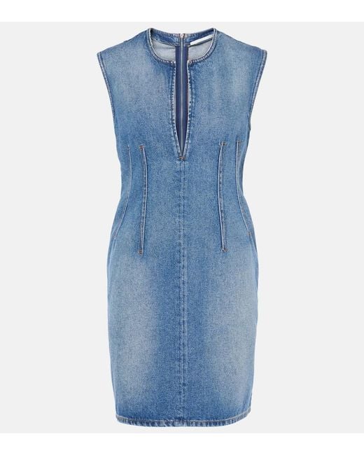 Stella McCartney Blue Denim Minidress