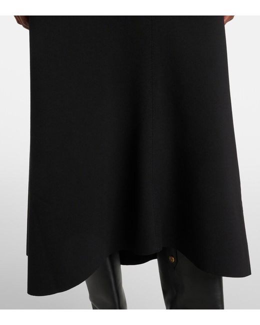 Dorothee Schumacher Black Emotional Essence Jersey Midi Skirt