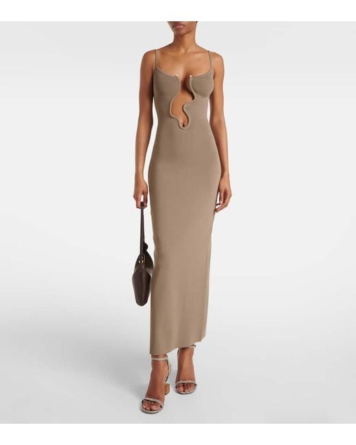 Vestido Largo Salacia Christopher Esber de color Brown
