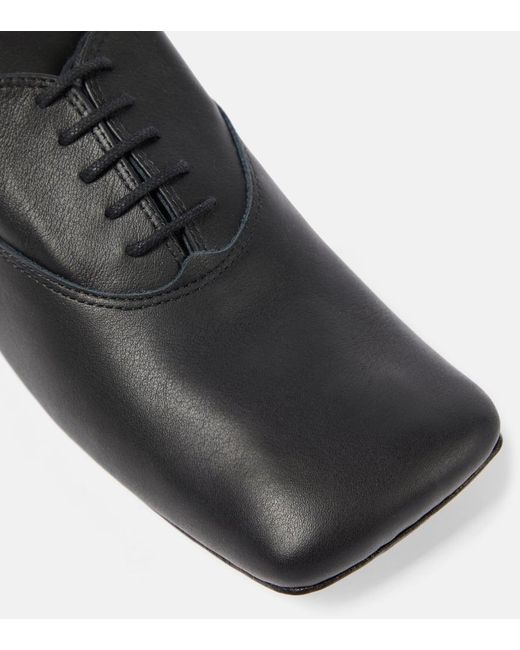 Jacquemus Black X Repetto Les Zizi Leather Derby Shoes