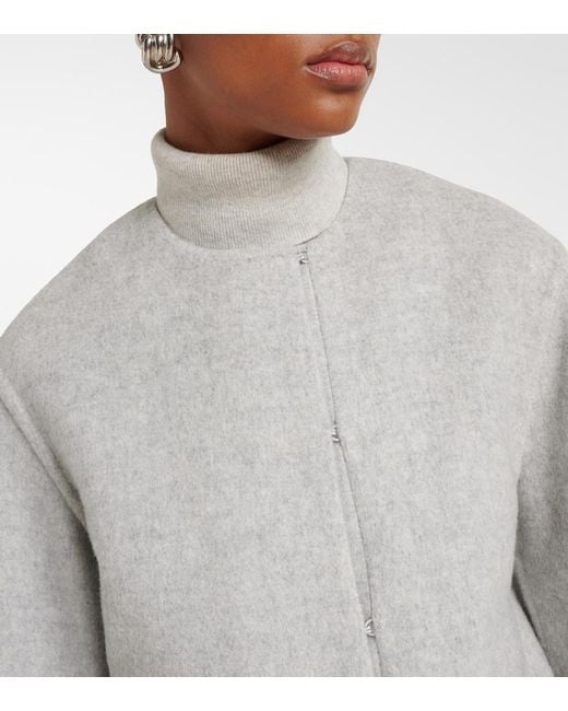 Vince Gray Wool-Blend Jacket