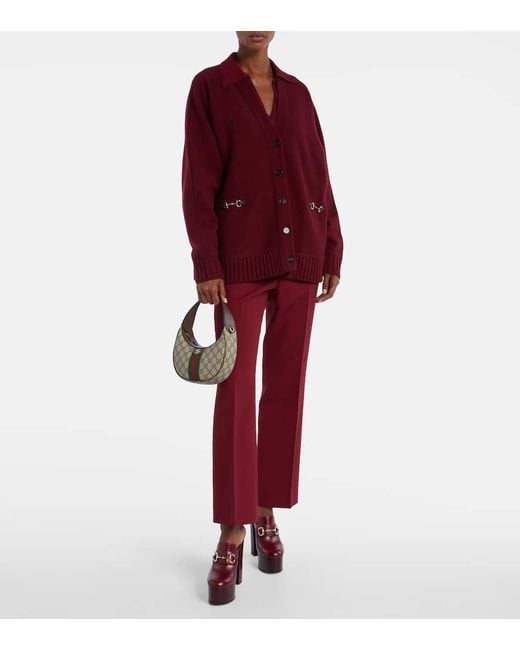 Gucci Gray Ophidia Small Gg Shoulder Bag