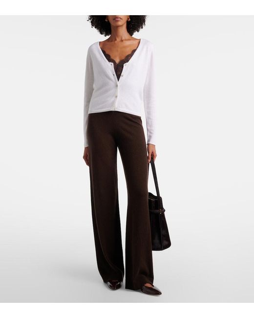 Jardin Des Orangers White Cashmere Cardigan