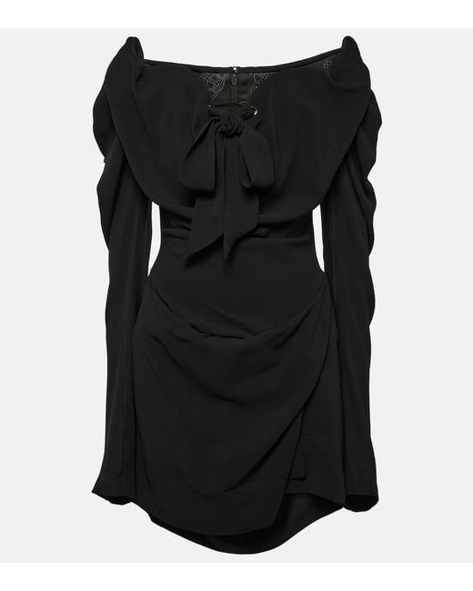 Vivienne Westwood Black Iwona Corset-Style Minidress