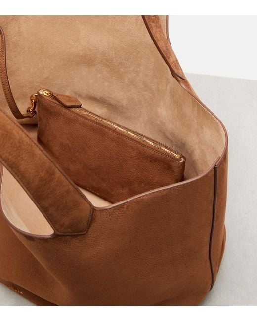 Alaïa Brown Tote Bag Le Cabas Aus Leder