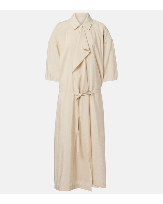 Lemaire Natural Silk-Blend Shirt Dress