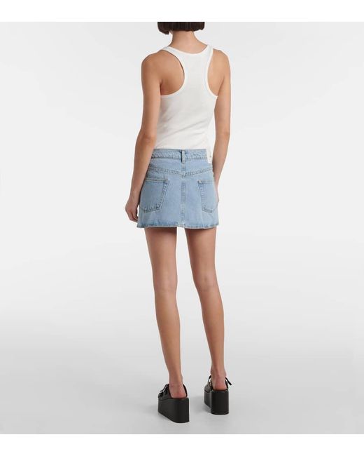 Coperni Blue Jeansrock