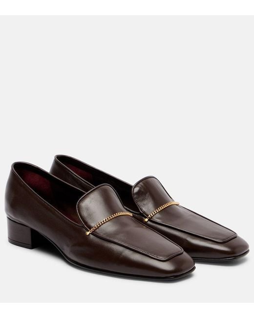 Herbert Levine Brown Loafer-Pumps Fair And Square 30 Aus Leder