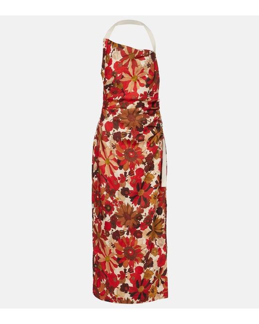 Abito Midi Castella di Sir in Red