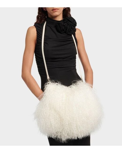 Magda Butrym Natural Shearling Muff