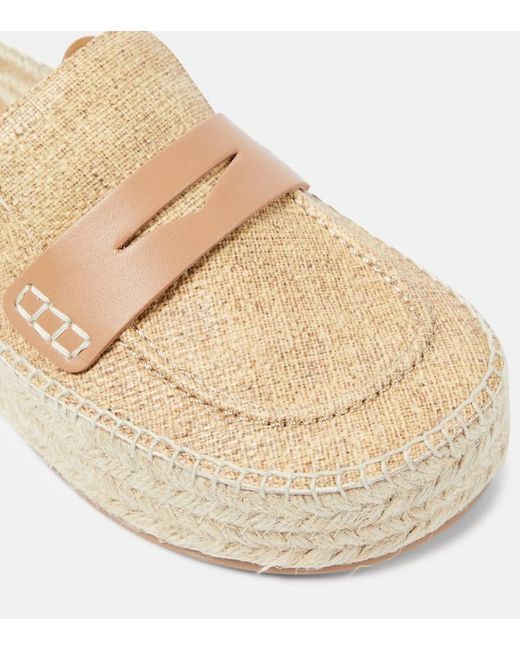 J.W. Anderson Natural Leather-Trimmed Mules