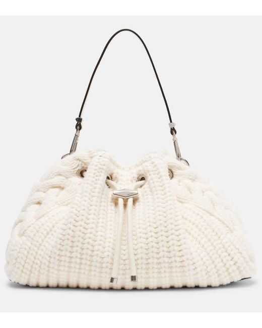Sac Seau Bon Bon E/W Jimmy Choo en coloris Natural