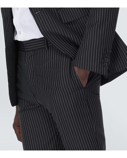 Alexander McQueen Anzughose aus Wolle und Mohair in Gray für Herren