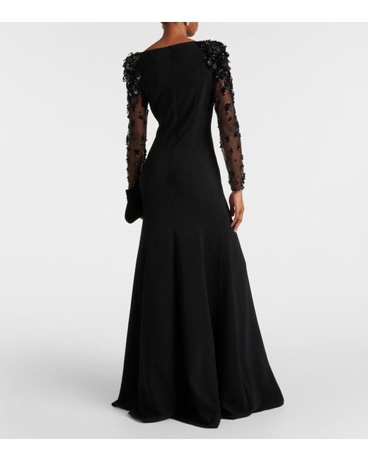 Jenny Packham Black Adulla Dress