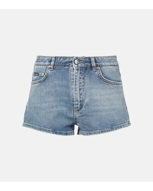 Dolce & Gabbana Blue Denim Shorts