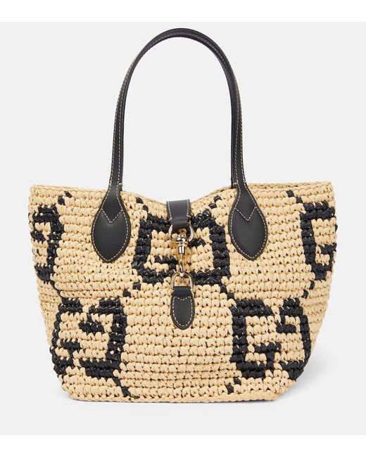 Secchiello Summer Medium Con Pelle di Gucci in Metallic