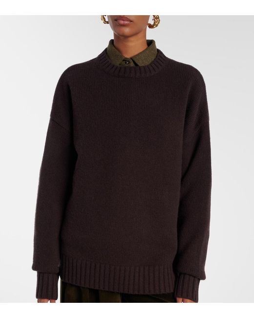 Extreme Cashmere Black N°383 Lovely Cashmere Sweater