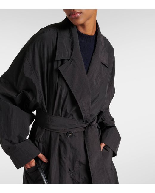 Frankie Shop Black Jude Trench Coat