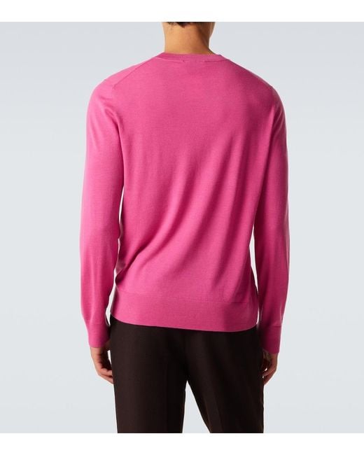 Gabriela Hearst Pink Wool Sweater for men