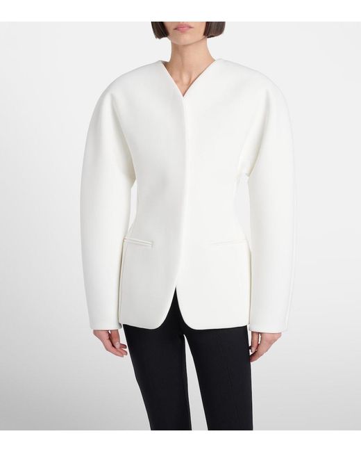 Jacquemus White Ovalo Jacket