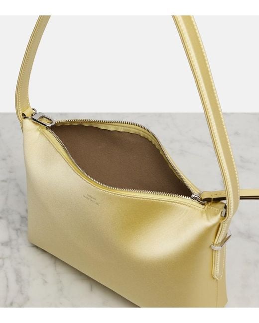 Totême  Metallic Scoop Satin Shoulder Bag