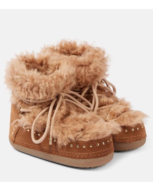 ☆関税込み☆【INUIKII】 Curly shearling ankle boots 0400014671284_CREAM?wid=600&