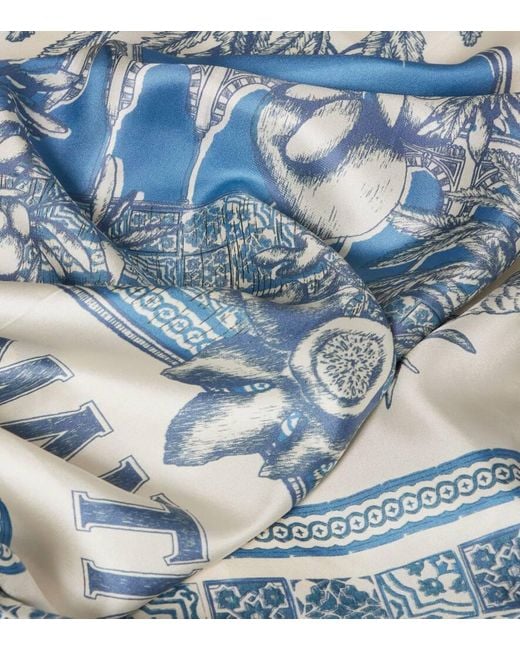 Foulard Villa Romantica di ALÉMAIS in Blue