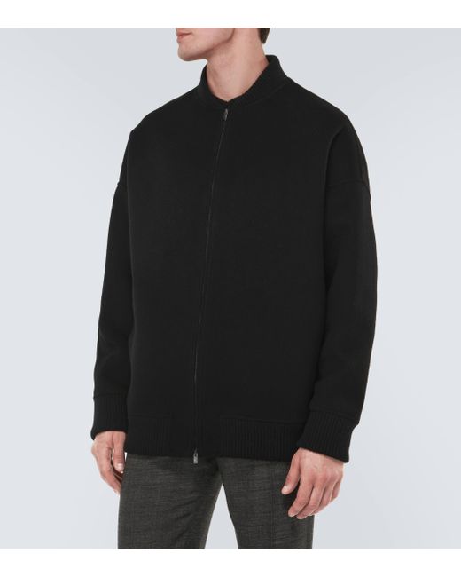 The Row Black Daxton Cashmere Jacket for men