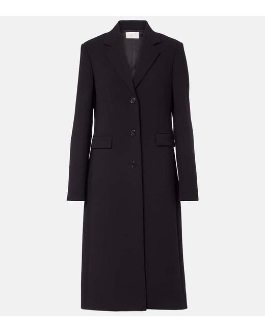 The Row Blue Cerys Wool-Blend Coat