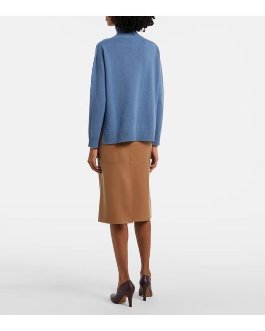 Max Mara Blue Marta Wool And Cashmere Sweater