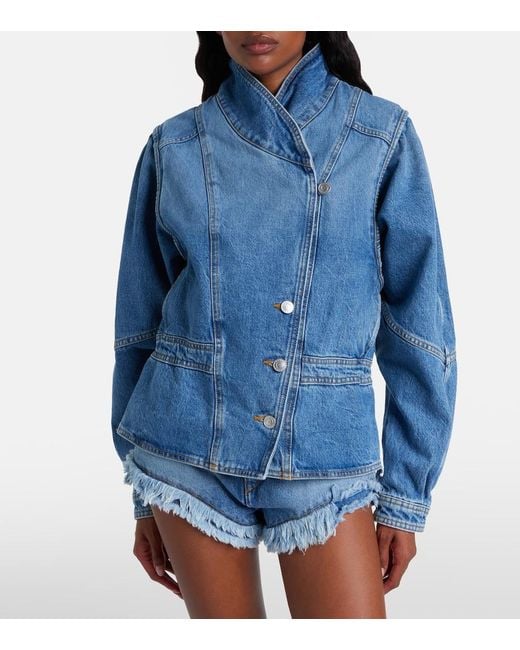 Isabel Marant Blue Dolie Denim Jacket