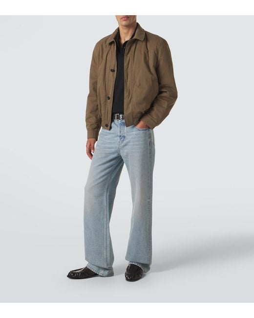 Saint Laurent Brown Le Loafer Eel Leather Mules for men