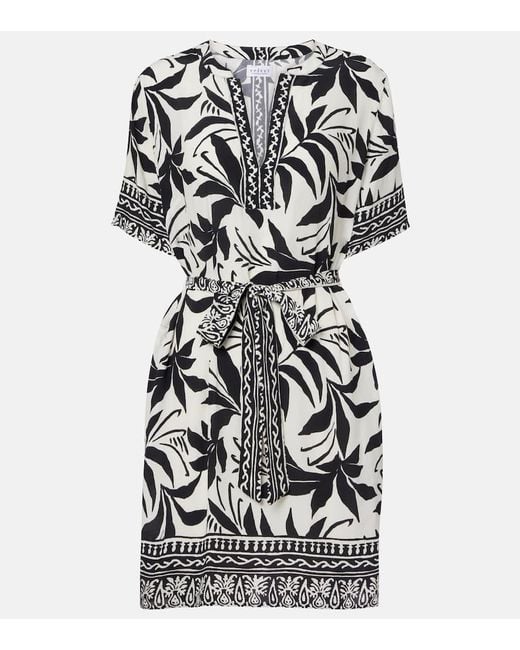 Velvet Black Vanessa Printed Shirt Dress