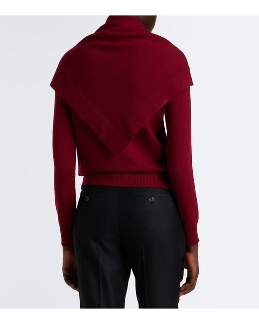 Oscar de la Renta Layered Cashmere Sweater