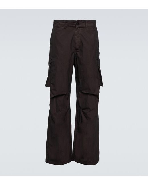 Our Legacy Mount Cottonblend Cargo Pants in Black for Men Lyst
