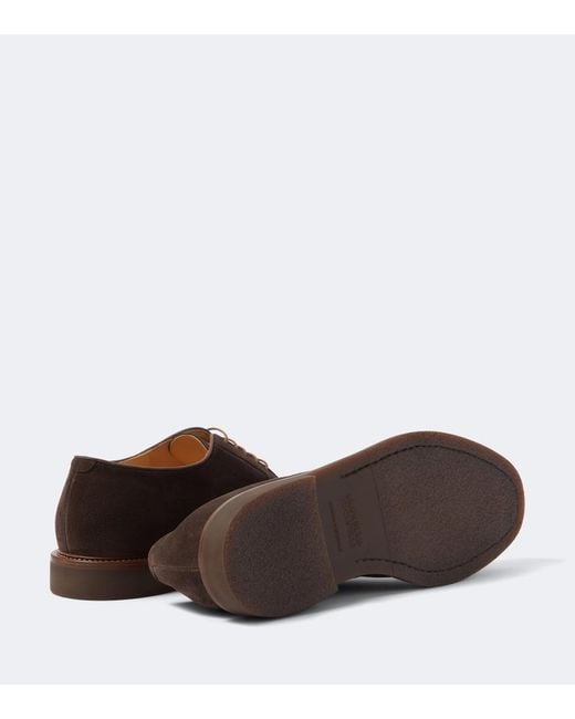 Stringate di Brunello Cucinelli in Brown da Uomo