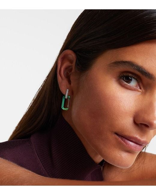 Eera Green Chiara 18Kt And Diamond Single Earring