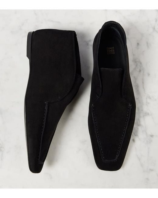 Bottines En Daim Totême  en coloris Black