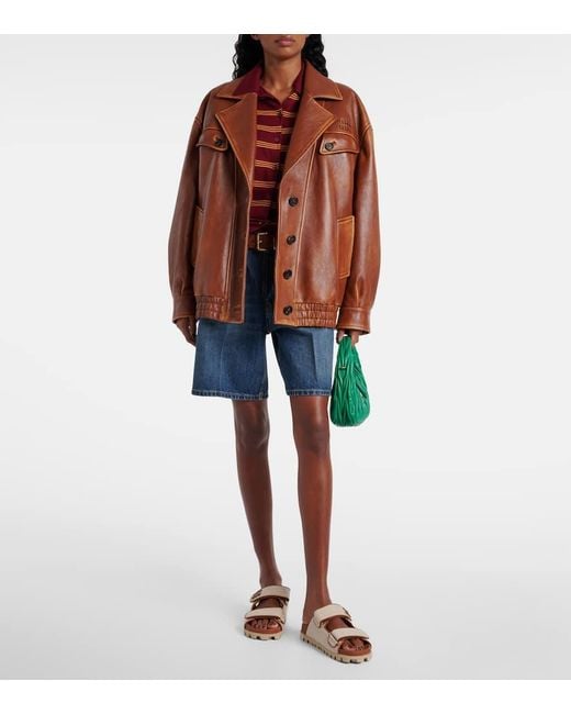 Sandali di Miu Miu in Brown
