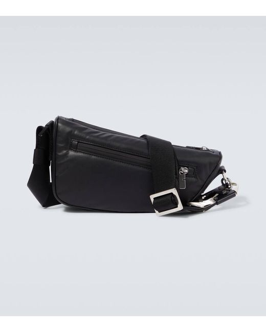 Burberry Messenger Bag Shield Mini aus Leder in Black für Herren