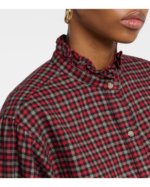 Isabel Marant Multicolor Hemd Saoli Aus Baumwollpopeline