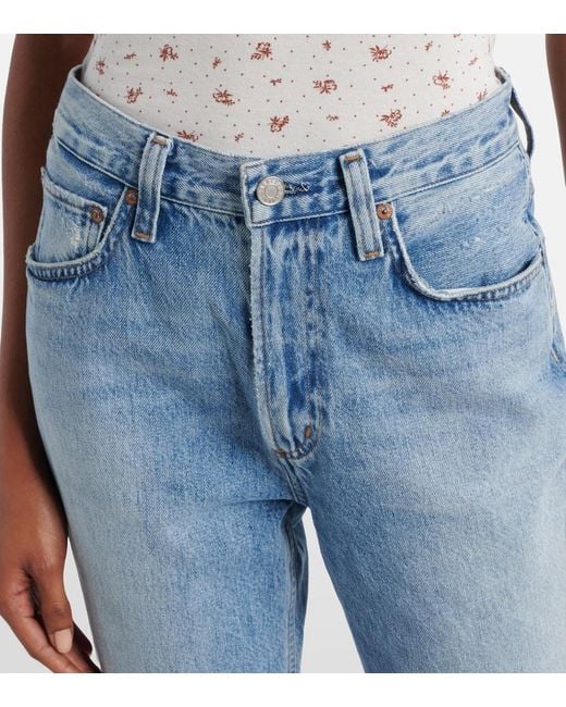 Agolde Blue Leena Flared Jeans