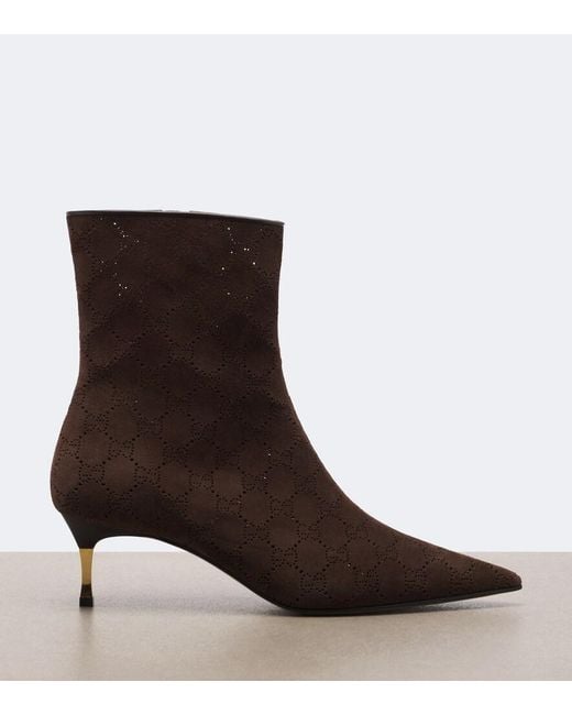 Stivaletti Bombshell Gg di Gucci in Brown