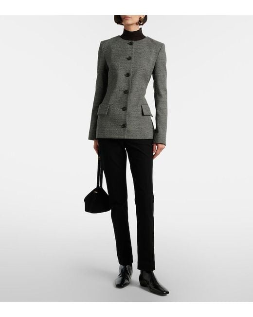 Joseph Blue Coleman Cotton-Blend Gabardine Slim Pants