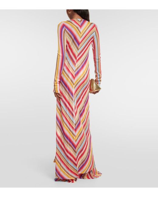 Missoni Red Zig Zag Beach Cover Up