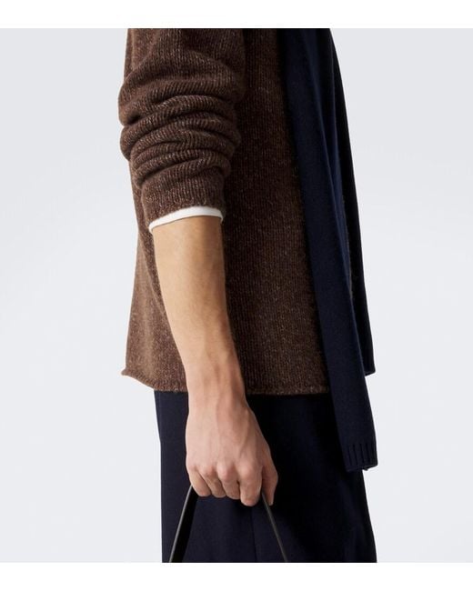 Lisa Yang Brown Cian Cashmere Sweater for men