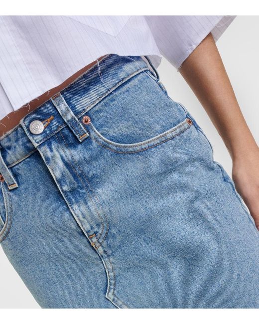 MM6 by Maison Margiela Blue Skirts