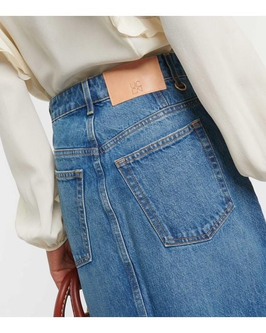 Ulla Johnson Blue Bea Denim Skirt